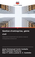 Gestion d'entreprise, génie civil