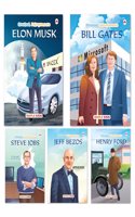 Story Books for Kids - World's Greatest Entrepreneurs (Set of 5 Books) (Illustrated) - Biographies for Kids - Elon Musk, Bill Gates, Jeff Bezos, Steve Jobs, Henry Ford - Age 6+