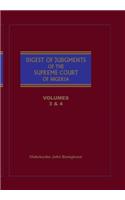 Digest of Judgments of the Supreme Court of Nigeria