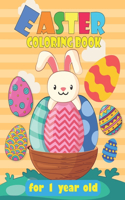 Easter coloring book for 1 year old
