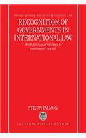 Recognition of Governments in International Law