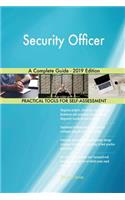 Security Officer A Complete Guide - 2019 Edition