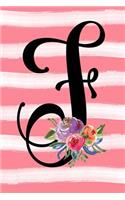 Monogram F Notebook