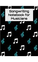 Songwriting Notebook For Musicians