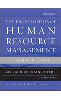 The Encyclopedia of Human Resource Management, Volume 3