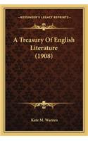 Treasury of English Literature (1908) a Treasury of English Literature (1908)