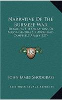 Narrative of the Burmese War