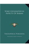 Some Geographical Aspects Of Karma