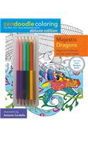Zendoodle Coloring: Majestic Dragons: Mystical Creatures to Color and Display