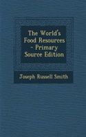 The World's Food Resources - Primary Source Edition