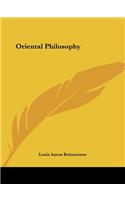 Oriental Philosophy