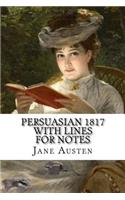 Persuasian 1817 with lines for notes