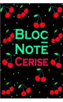 bloc-note cerise