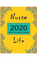 2020 Monthly, Weekly Nurse Planner