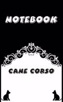 Cane Corso Notebook: Black and White notebook, Decorative Journal for Cane Corso Lover: Notebook /Journal Gift, Black and White,100 pages, 6x9, Soft cover, Mate Finish