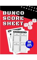 Bunco Score Sheet