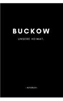 Buckow: Notizblock A5 120 Seiten - Punktraster - Notizbuch für deine Stadt