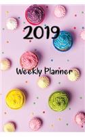 2019 Weekly Planner: This Nice 2019 Weekly Planner Notebook For Boys And Girls. Cute Cream Paper 6*9 Inch with 100 Pages Notebook For Writing Daily Routine, Journal and 