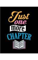 Just One More Chapter: Teacher Appreciation Notebook Or Journal