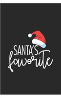 Santa's Favorite: Christmas Notebook Planner, Happy Holidays Journal, Party Organizer, Address Book, Shopping List and Budget Tracker For Adults, Kids