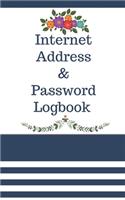 Internet Address & Password Logbook