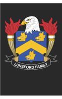 Lunsford: Lunsford Coat of Arms and Family Crest Notebook Journal (6 x 9 - 100 pages)