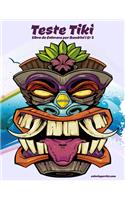 Teste Tiki Libro da Colorare per Bambini 1 & 2: (12 Teste Tiki)
