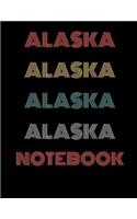 Alaska Notebook: Blank Line Notebook (8.5 X 11 - 110 Blank Pages)