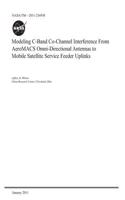 Modeling C-Band Co-Channel Interference from Aeromacs Omni-Directional Antennas to Mobile Satellite Service Feeder Uplinks