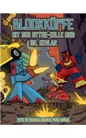 Kits de manualidades para niñas (Presentando al Comando Sythe y al Dr. Kevlar): Este libro de manualidades recortables de Block Heads para niños incluye 7 personajes Block Heads especialmente seleccionados y 1 aerodeslizador(3 Kits de Manualidades Para Niñas)