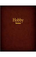 Hobby Notebook: 1/10 Inch Dot Grid Graph Ruled, 120 Pages, 8.5" x 11"