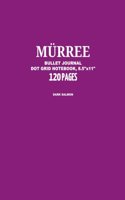 Murree Bullet Journal, Dark Salmon, Dot Grid Notebook, 8.5 x 11, 120 Pages