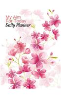 My Aim For Today Daily Planner: Work Day Planner, Meal Planner, Organizer Journal, 120 Pages 8.5x11 Inches(2 Gift)