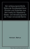 Der Verfassungsrechtliche Status Der Bundesstadt Bonn