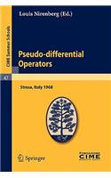 Pseudo-Differential Operators