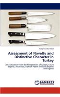 Assessment of Novelty and Distinctive Character in Turkey