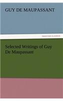 Selected Writings of Guy De Maupassant