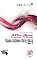 65 Infantry Division Granatieri Di Savoia