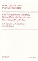 Fire Resistant and Thermally Stable Materials Derived from Chlorinated Polyethylene