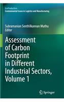 Assessment of Carbon Footprint in Different Industrial Sectors, Volume 1