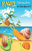 Snail Coloring Book for Kids Ages 2-5