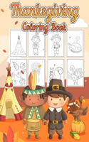 Thanksgiving Coloring Book: coloring book for kids, with several levels of difficulty, suitable for all ages. - thanksgiving activities for kids -