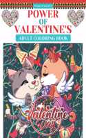 Power of Valentine's Adult Coloring Book