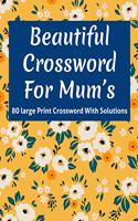 Beautiful Crossword For Mum's