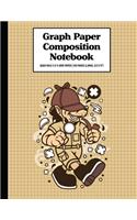 Graph Paper Composition Notebook Quad Rule 5x5 Grid Paper - 150 Sheets (Large, 8.5 x 11")
