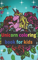 Unicorn coloring book for kids