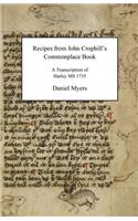 Recipes from John Crophill's Commonplace Book