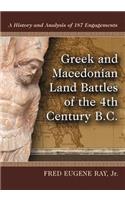 Greek and Macedonian Land Battles of the 4th Century B.C.