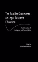 The Boulder Statements on Legal Research Education