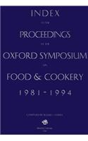 Index to the Oxford Symposium 1